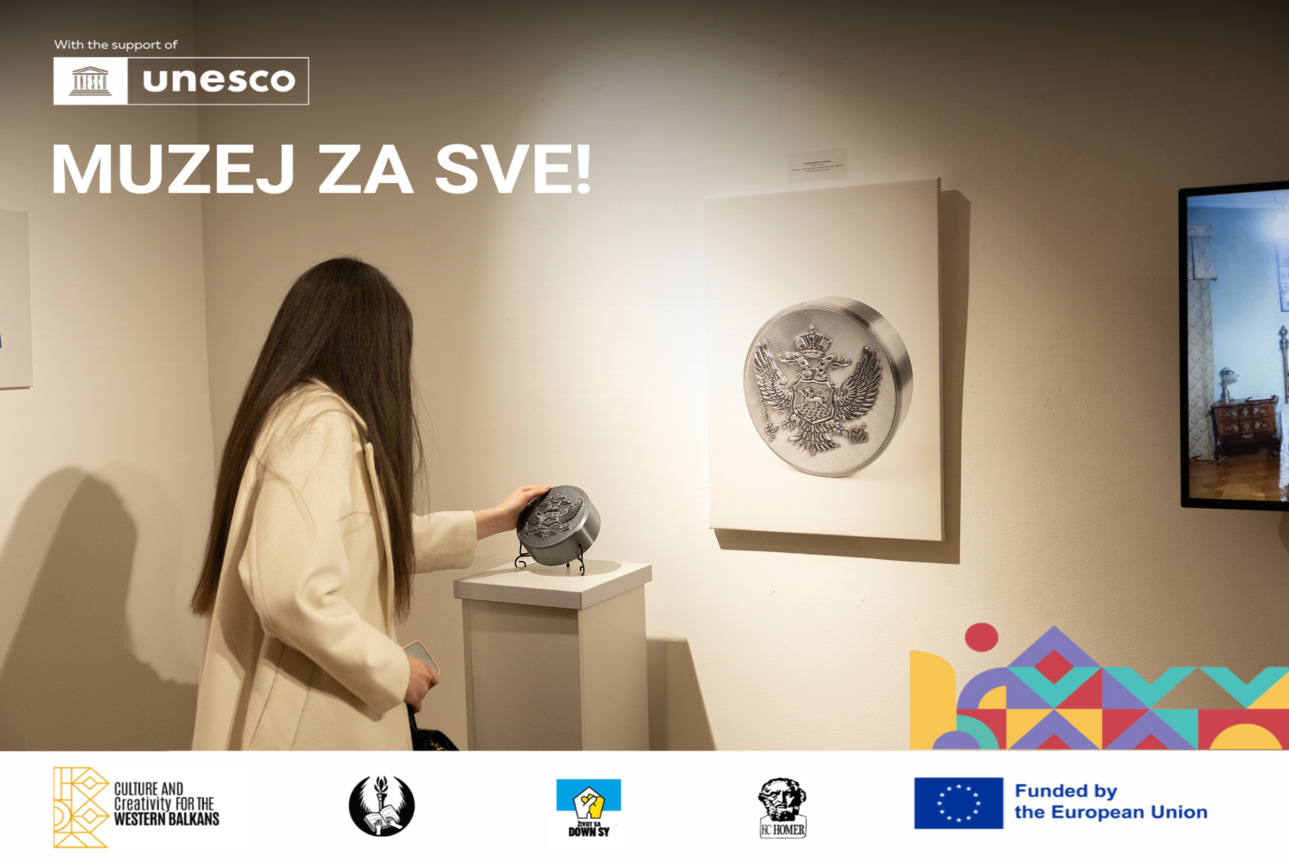 Slika sa otvaranja izložbe "Kultura svima!" u Kuslevovoj kući